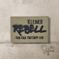 Preview: Label - Kleiner Rebell - ca. 2,5 cm x 3,5 cm - Kunstleder ++ Farbauswahl ++